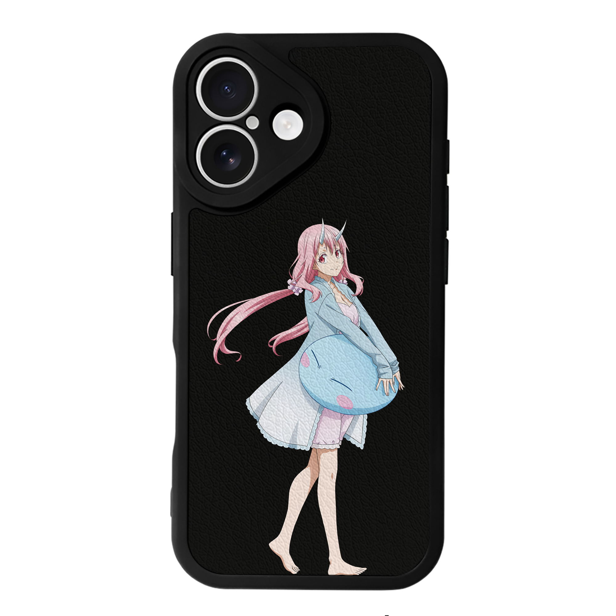 （画像用） 転スラ Regarding Reincarnated to Slime 【iPhone 16シリーズ対応】シリコンスマホケース（レザー調） 材質：シリコン